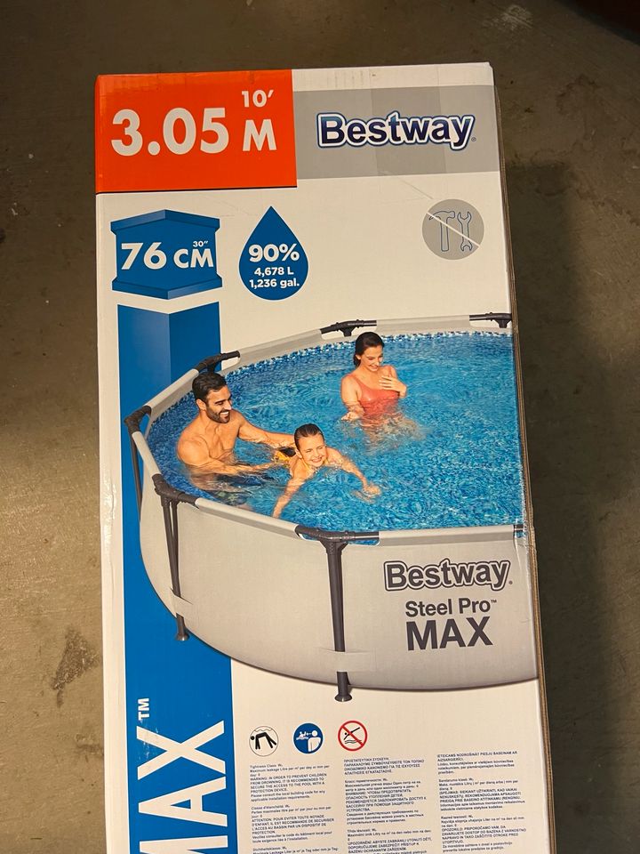 Pool, original verpackt, von Bestway mit passender Abdeckung in Alfter