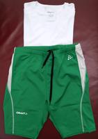 CRAFT Training - Shirt und  -Hose  weiß/grün Bayern - Mering Vorschau