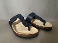 Línea Zehentrenner 32 blaues Leder wie Birkenstock *NEU* Niedersachsen - Braunschweig Vorschau