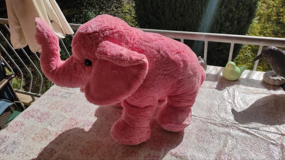 Sigikid Elefant rosa groß 80er Jahre in Wetzlar