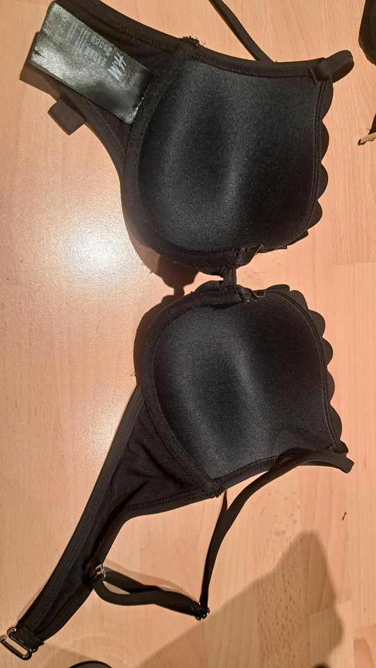 H&M Bikini schwarz 80B in Leinburg