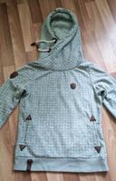 Naketano Hoodie grau mit Sternen Gr. L Sachsen - Wurzen Vorschau