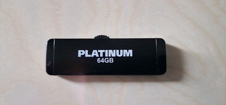 Platinum 64GB 3.0 Double Slider USB A & Micro USB Stick in Oberndorf am Neckar