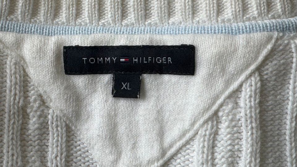 Tommy Hilfiger | Strick-Pullover | weiß | XL in Dormagen