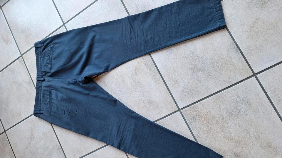 HERRENBAUMWOLLHOSE  CHINO  Dunkelgrau ANGELA LITRICO GR.34/30 in Betzdorf