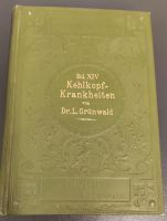 1897 medizinische Handatlanten Band 14 Atlas Kehlkopfkrankheiten Kiel - Schreventeich-Hasseldieksdamm Vorschau