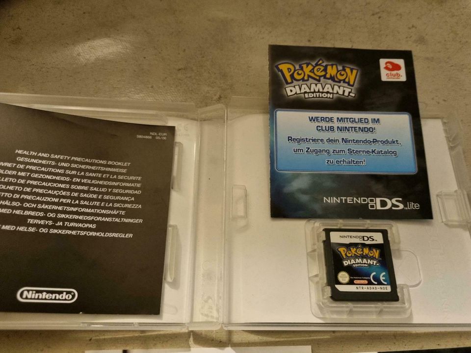 NINTENDO DS POKEMON DIAMANT EDITION  WIE NEU in Lippstadt