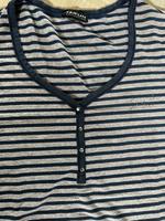 TAIFUN - tolles T-Shirt, M/L Neuwertig Blau/grau mit  Silberfäden Schleswig-Holstein - Jübek Vorschau