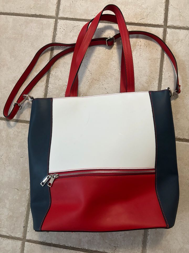 Shopper Tasche in Tommy Hilfiger Farben blau-weiß-rot in Tönisvorst