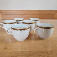 Kaffeetassen Porzellan weiß gold- schwarzer Randverzierung Baden-Württemberg - Buchen (Odenwald) Vorschau