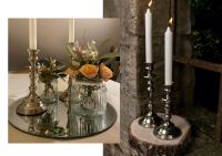 Kerzenhalter Kerzenständer Set silber Verleih Hochzeitsdeko Nordrhein-Westfalen - Büren Vorschau