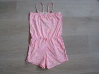 Mädchen OVERALL 128 JUMPSUIT Sommer Träger ANZUG Herz ROSA w NEU Nordrhein-Westfalen - Menden Vorschau