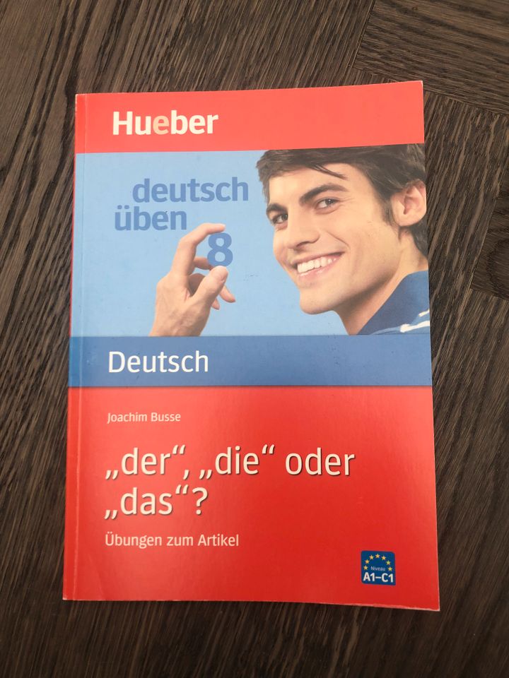 Übungsbuch für die deutschen Artikel "der", "die", "das" in Düsseldorf
