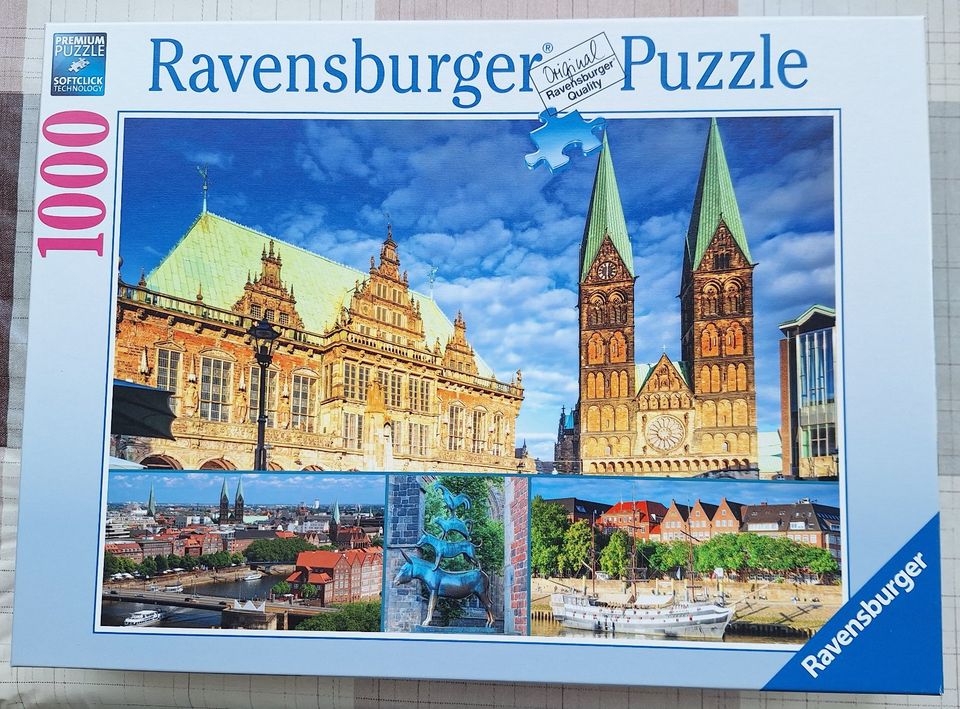1000 Ravensburger Puzzle, Bremen, alle Teile vorhanden in Berlin