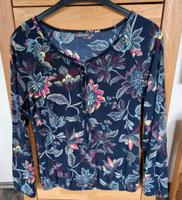 Blusen Shirt geblümt  Street One 38 blau mit Blumen Hessen - Allendorf Vorschau