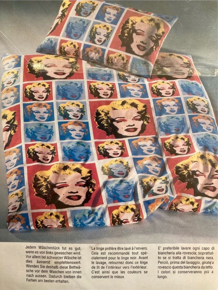 OVP Andy Warhol Bettwäsche 2-teilig Marilyn Monroe 1997 in Nürnberg (Mittelfr)