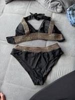 Bikini Set Damen 3xl schwarz mit akzenten Pailetten Bademode Nordrhein-Westfalen - Schwalmtal Vorschau