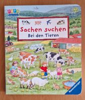 Sachen suchen - Bei den Tieren - Wimmelbuch Hessen - Darmstadt Vorschau