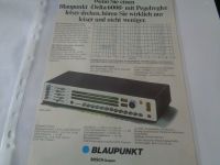 1 ORIGINALE WERBEANZEIGE BLAUPUNKT-DELTA 6000 (1974) Bayern - Amberg Vorschau