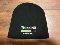 Mütze schwarz NEU "Thinking... please wait" unisex Hessen - Baunatal Vorschau