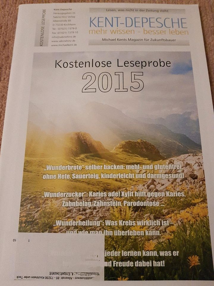 ‼️☝ Kent-Depesche 2015 in Pulsnitz