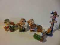 4 Ü-Ei Figuren Teddies in Volksfeststimmung 1996 Oktoberfest Bayern - Presseck Vorschau