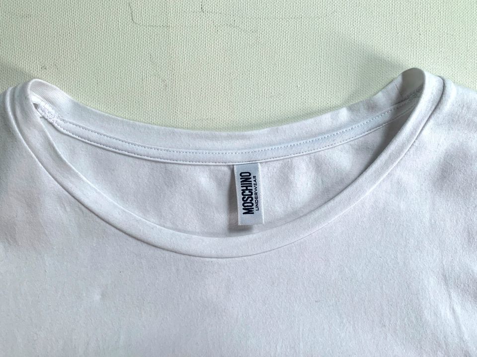 Moschino, T-shirt, Gr.XL, Moschino homewear Shirt weiss, in Hamburg