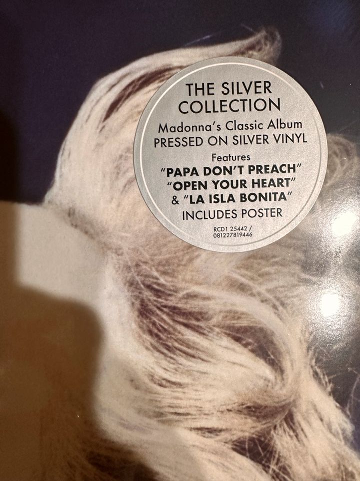 Madonna true blue silver vinyl USA Import in München