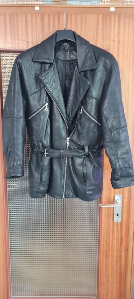 Lederjacke Lammnappa schwarz Gr. 36 in Hannover