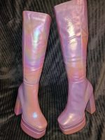 Plateau Stiefel rosa glitzer Barbie Look US Größe 7,5 EU 38 Nordrhein-Westfalen - Oer-Erkenschwick Vorschau