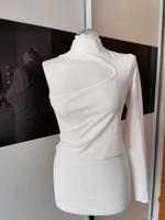 In the Style one shoulder Shirt creme weiß Gr.36 Bayern - Ebermannstadt Vorschau
