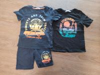 Set: 2 T-Shirts und passende Short, Größe 122/128 Bayern - Penzberg Vorschau