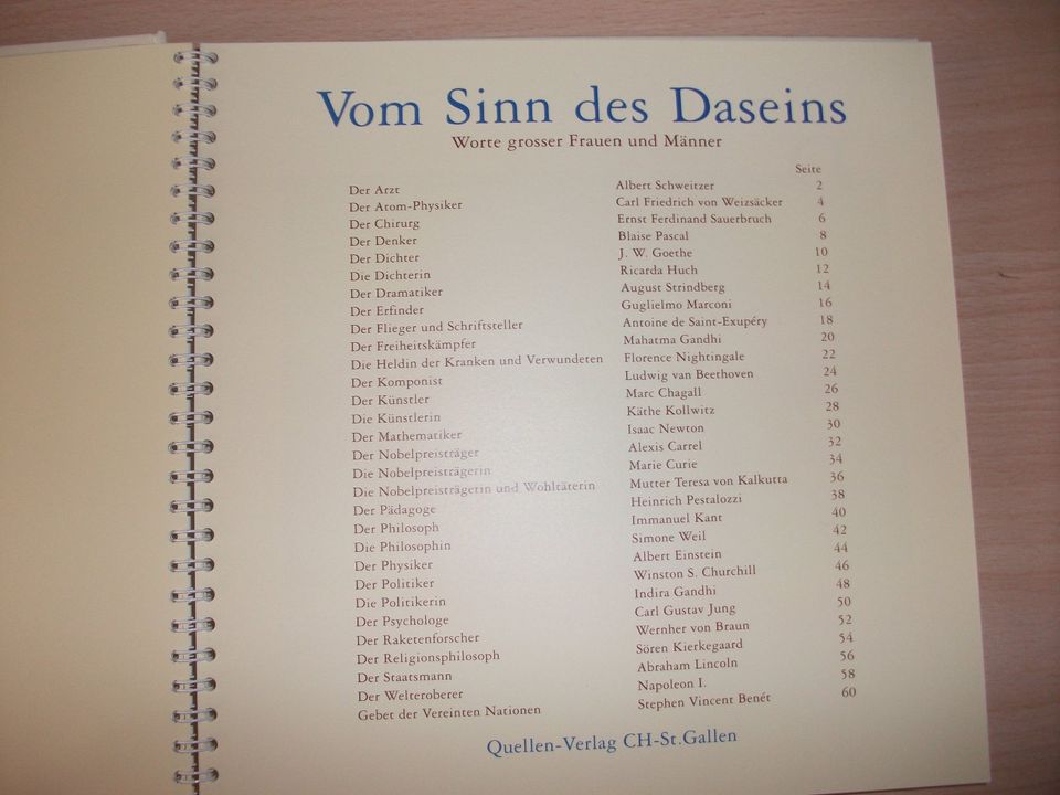 Vom Sinn des Daseins in Kirkel