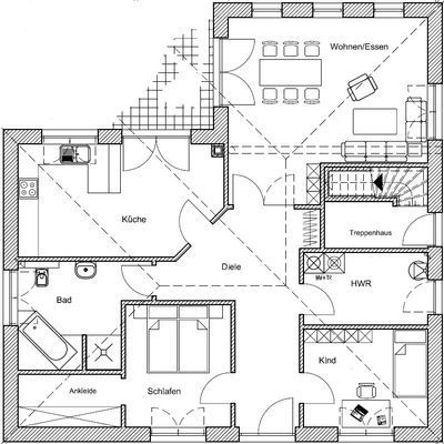 Lichtdurchfluteter Winkelbungalow (Neubau 2024) in Windeby