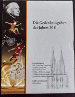 Gedenkausgaben zu den 10 Euro-Münzen 2011 - 6 x versilb + Folder Niedersachsen - Kirchlinteln Vorschau