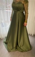 Khaki Abend Kleid mit Pailletten Hamburg-Mitte - Hamburg Wilhelmsburg Vorschau