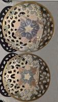 2er Set Schalen / Metall / alt / Ø: 18,5cm + Ø: 17cm Indien /Deko Baden-Württemberg - Forchtenberg Vorschau