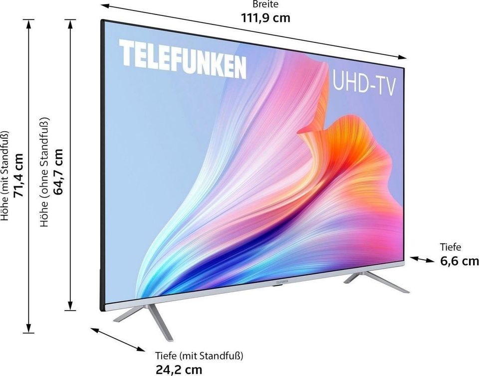 Telefunken LED-Fernseher 55 Zoll 4K Ultra HD Smart-TV OVP TOP in Berlin
