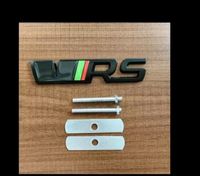 Skoda Octavia VRS RS Emblem Logo Schriftzug Heck Grill schwarz Bl Hessen - Waldbrunn Vorschau