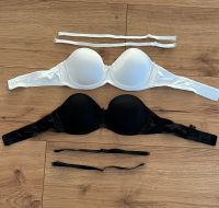 Hunkemöller Trägerlose BH‘s schwarz/weiß Neu Gr. 80A Hessen - Witzenhausen Vorschau