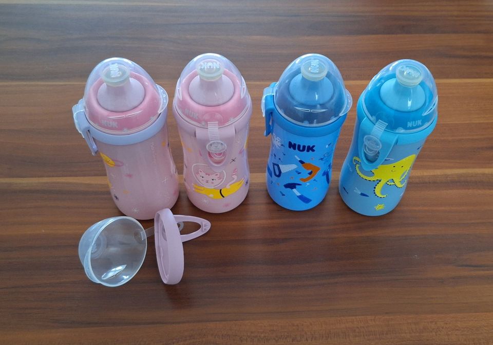 2er Set Nuk Junior Cup Trinkflasche first Choice Rosa oder Blau in Maisach