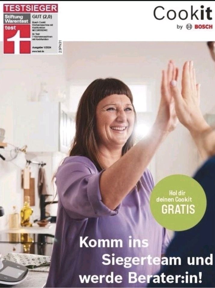 Bosch Cookit Beraterin werden | 100% kostenfrei einsteigen in Grevesmuehlen