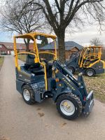 EUROTRAC W10 - Schutzdach abnehmbar - Hubkraft 800kg - Kipplast 650kg - Hubhöhe 210cm - Radlader Hoflader Frontlader Stalllader Kleintraktor Baumaschine Landwirtschaft Forstwirtschaft Nutztierhaltung Niedersachsen - Heemsen Vorschau