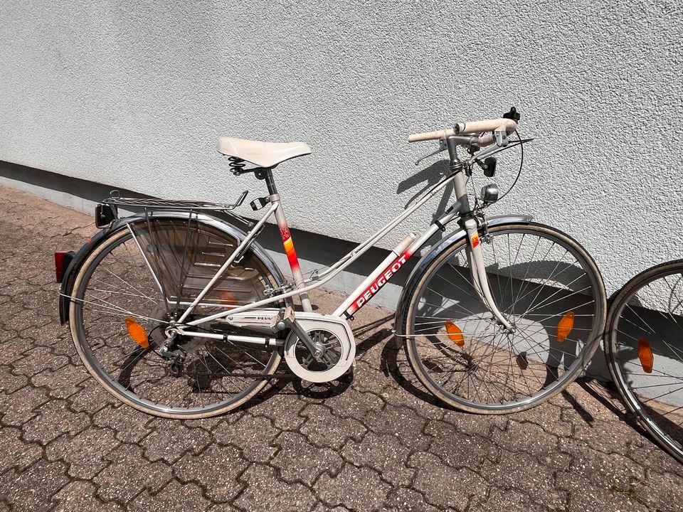 Peugeot Rennrad Pärchen in Wörth am Rhein