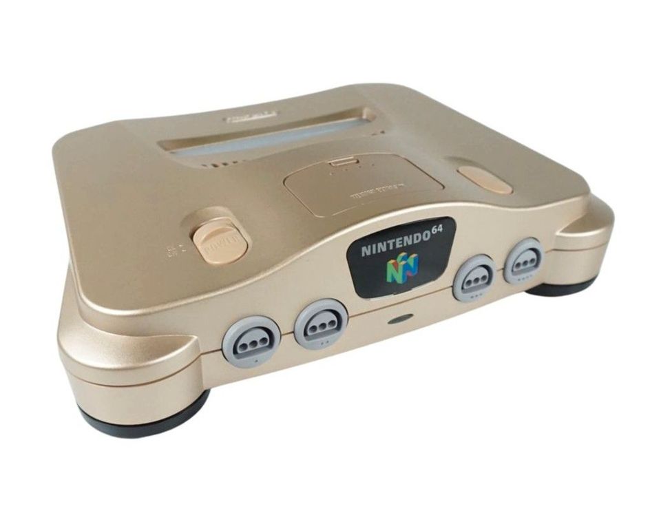 Original N64 Konsole Gold Special Editon Japan Import OVP in Frankfurt am Main