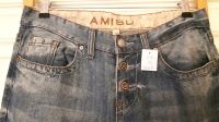 AMISU Boyfriend Jeans 36 used look stone washed Mittel blau Top Baden-Württemberg - Karlsruhe Vorschau