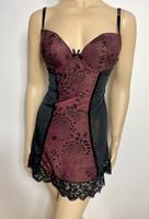SEXKISS Negligé Babydoll Nachthemd Spitze 36 38 S schwarz bordeau Berlin - Schöneberg Vorschau