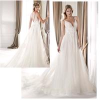 Brautkleid / Hochzeitskleid von ital. Designerin Nicole Milano Bayern - Karlskron Vorschau