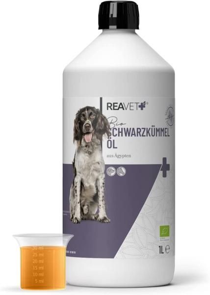 ReaVet  Ägyptisches Bio  Schwarzkümmelöl 1L für Hund und Pferd in Garching b München