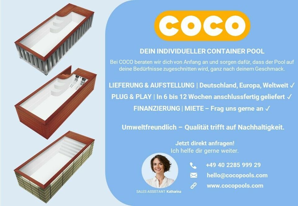 COCO | Containerpool | Swimmingpool | Schwimmbecken | Spa Pool B in Großbeeren